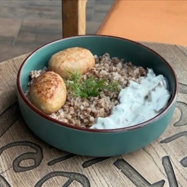 Chicken Cutlets with Buckwheat