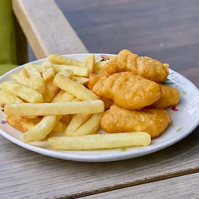 Kids Chicken Nuggets and French Fries